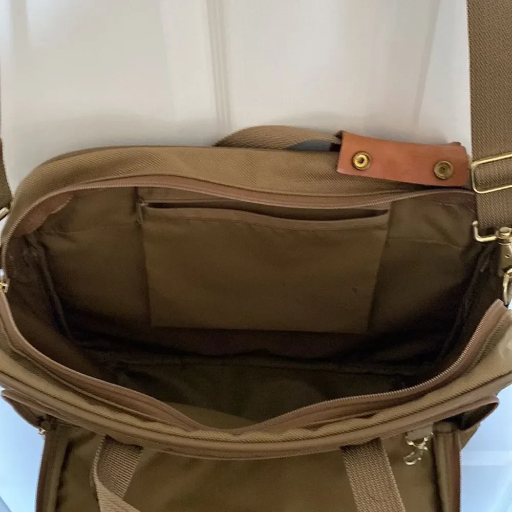 HARTMANN Nylon with Leather Briefcase